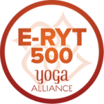 Yoga Alliance E-RYT 500 credentials and logo