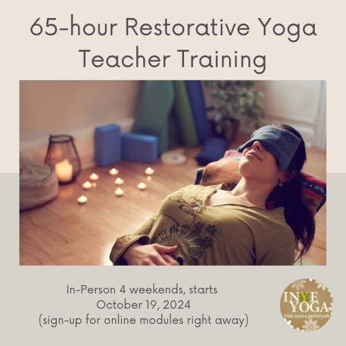 restorative yoga teacher training oakville hamilton burlington milton