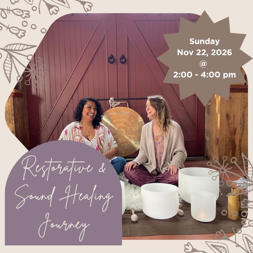 restorative and sound healing workshop
