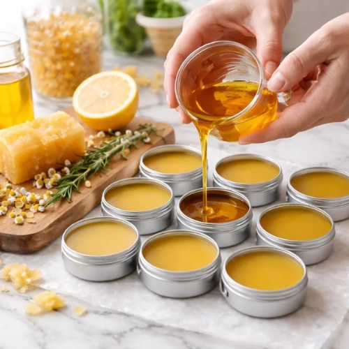 Skincare products with beeswax